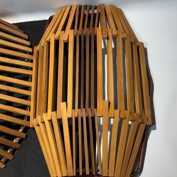 Elegant Brown Wooden Basket Set - Picture 8 of 8